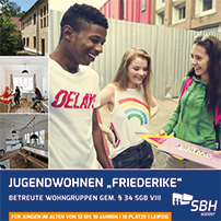 Titel Broschüre Jugendwohnen Friederike