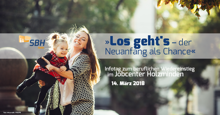 Am 14.03.2018 ist Infotag zum beruflichen Wiedereinstieg