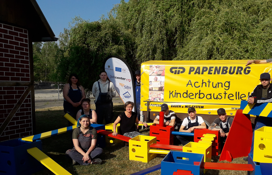 SBH-Projekt "STABIL" baut neue Kinderbaustelle für Unternehmen Papenburg