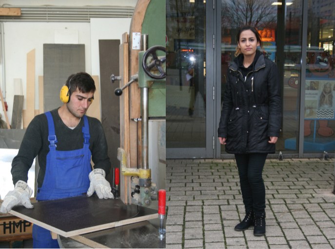 Teilnehmende vom Jugendintegrationskurs aus Magdeburg sammeln Erfahrungen in Praktikum