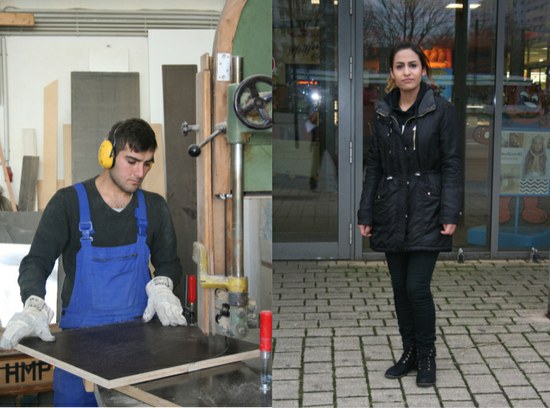 Teilnehmende vom Jugendintegrationskurs aus Magdeburg sammeln Erfahrungen in Praktikum