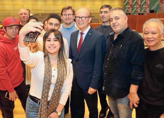 Auf ein Selfie nach Düsseldorf